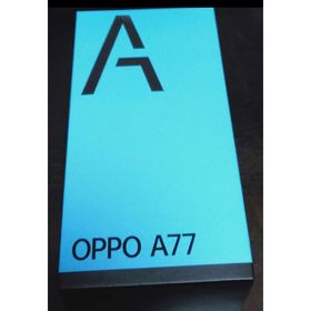 オッポ(OPPO)のOPPO A77 ブルー 128 GB SIMフリー(スマートフォン本体)