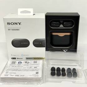 1円スタート 美品 SONY WF-1000XM3 Bluetooth ワイヤレスイヤホン ブラック ソニー ノイズキャンセリング ハンズフリー 完全ワイヤレス