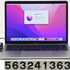 Apple MacBook Pro A1706 2016 スペースグレイ Core i5 6267U 2.9GHz/8GB/256GB(SSD)/13.3W/WQXGA/macOS Monterey【中古】【20240425】
