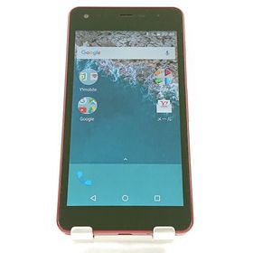 Android One S2 Y!mobile レッド 送料無料 本体 c03824 【中古】