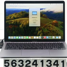 Apple MacBook Air M1 A2337 2020 スペースグレイ Apple M1/8GB/256GB(SSD)/13.3W/WQXGA(2560x1600)/macOS Sonoma【中古】【20240425】