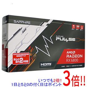 【いつでも2倍！1日と5．0のつく日は3倍！18日も3倍！】【中古】SAPPHIRE PULSE AMD Radeon RX 6800 GAMING GRAPHICS CARD WITH 16GB GDDR6 11305-02-20G 元箱あり