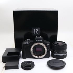 ミラーレス一眼カメラ Canon ミラーレス一眼カメラ EOS R100 標準ズームレンズキット(RF-S18-45) ブラック/APS-C/約356g