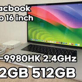Apple MacBook Pro 16(2019, A2141) Core i9-9980HK / 2.4GHz / RAM 32GB / SSD 512GB / シルバー / 充放電回数 : 320 [MC024]