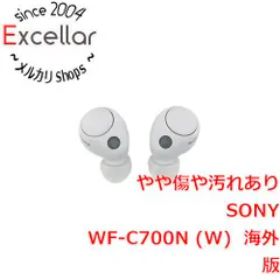 [bn:11] SONY ワイヤレスノイズキャンセリングステレオヘッドセット WF-C700N (W) ホワイト 海外版 元箱あり