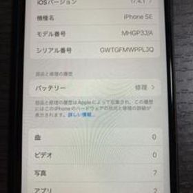 iPhoneSE2 64GB SIMフリー ブラック 本体 A44