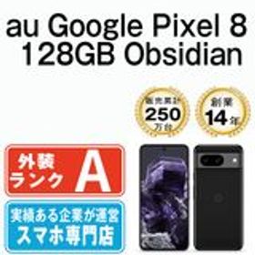 【中古】 Google Pixel8 128GB Obsidian gp81aob8mtm