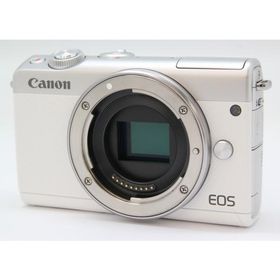 ミラーレス キヤノン CANON EOS M100 ボディ ホワイト 中古 おまけ付き