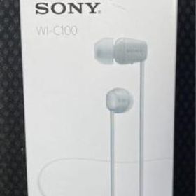 SONY ワイヤレスステレオヘッドセット WI-C100 W ホワイト ①