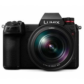 中古 1年保証 美品 Panasonic LUMIX S1R 標準ズームレンズキット ブラック [DC-S1RM-K]