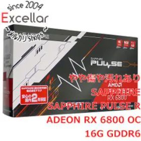 [bn:12] SAPPHIRE PULSE AMD Radeon RX 6800 GAMING GRAPHICS CARD WITH 16GB GDDR6 11305-02-20G 元箱あり
