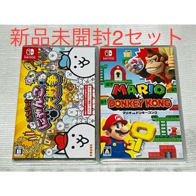 ニンテンドースイッチ(Nintendo Switch)のふたりで！にゃんこ大戦争 マリオvs.ドンキーコング スイッチ版 新品 未開封(家庭用ゲームソフト)