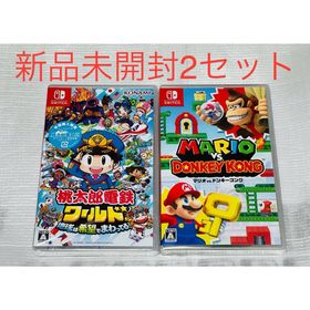 ニンテンドースイッチ(Nintendo Switch)の桃太郎電鉄ワールド マリオvs.ドンキーコング スイッチ版 新品 未開封(家庭用ゲームソフト)