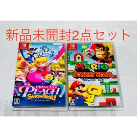 ニンテンドースイッチ(Nintendo Switch)のプリンセスピーチ Showtime！ マリオvs.ドンキーコング 新品 未開封(家庭用ゲームソフト)