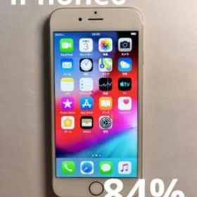 iPhone6 ゴールド au 16GB 84%