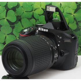 ニコン(Nikon)の【美品】スマホへ転送も可能❤️高画質Nikon D3300望遠レンズ❤️(デジタル一眼)