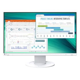 【お取り寄せ】EIZO 液晶ディスプレイ 23.8型 ベーシック ホワイト EV2460-WT ディスプレイ モニター本体 デイスプレイ パソコン 家電