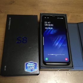 訳あり SIMフリー Galaxy S8 64GB ミッドナイトブラック電池良好 訳あり SIMフリー Galaxy S8 64GB ミッドナイトブラック電池良好