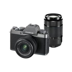 FUJIFILM ミラーレス一眼カメラ X-T100ダブルズームレンズキット ダークシルバー X-T100WZLK-DS