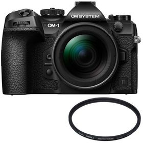 OM SYSTEM オーエムシステム OM-1 Mark II 12-45mm F4.0 PRO キット＋58S PRO1D プロテクター (W) セット