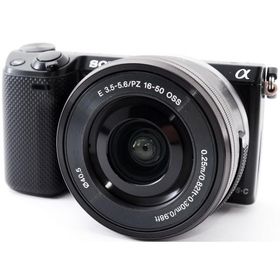 ソニー ミラーレス SONY NEX-5T レンズキット ブラック 中古 Wi-Fi搭載 新品SDカード付き 届いてすぐに使える