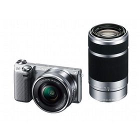 SONY ミラーレス一眼 NEX-5T ダブルズームレンズキット シルバー NEX-5TY-S