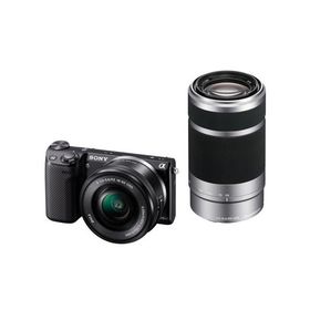 中古 1年保証 美品 SONY NEX-5T ダブルズームレンズキット (PZ 16-50mm + E 55-210mm) ブラック [NEX-5TY]