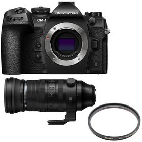 OM SYSTEM オーエムシステム OM-1 Mark II ボディー＋M.ZUIKO DIGITAL ED 150-600mm F5.0-6.3 IS＋95S MC プロテクターセット