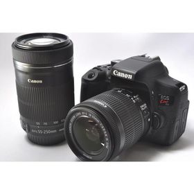 デジタル一眼レフ カメラ 中古 Canon キャノン EOS Kiss X8i ダブルズームキット SDカード付き
