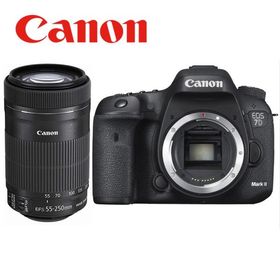 キヤノン Canon EOS 7D Mark II EF-S 55-250mm STM 望遠 レンズセット 手振れ補正 デジタル一眼レフ カメラ 中古
