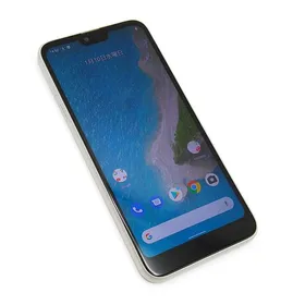 中古 Android One S6 ワイモバイル ホワイト 画面サイズ:約5.84インチ スマホ 本体