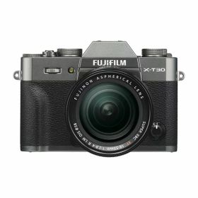 【中古】【1年保証】【美品】FUJIFILM X-T30 レンズキット XF 18-55mm R LM OIS チャコールシルバー