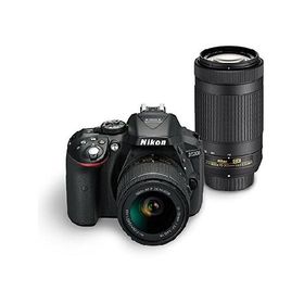 【平行輸入品】Nikon D5300 Digital SLR Camera Dual Lens Kit