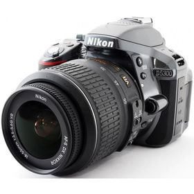 デジタル一眼 ニコン Nikon ニコン D5300 レンズキット グレー 中古 Wi-Fi搭載 スマホに送れる 付属品充実 動画撮影 激レアカラー 美品 長期保証