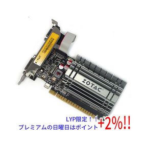 【プレミアムな日曜日はお買い得！LYP会員は限定ポイント+２％！】【中古】ZOTAC製グラボ ZOTAC GeForce GT 730 LP ZT-71106-10L