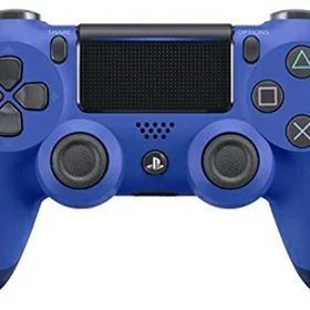 【中古】 ワイヤレスコントローラー (DUALSHOCK 4) ウェイブ・ブルー (CUH-ZCT2J12)