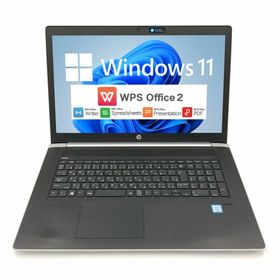 【Windows11】 【大画面17.3インチ】 【高スペック】 HP ProBook 470 G5 第8世代 Core i7 7500U/2.70GHz 32GB 新品SSD2TB M.2 Windows10 64bit WPSOffice 17.3インチ フルHD カメラ テンキー 無線LAN 中古パソコン ノートパソコン PC Notebook 【中古】(ノートPC)