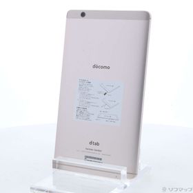 NTTdocomo - minonsay d-01j （ゴールド） dtab Compact d-01J Docomo ゴールド 新品 9,000円 中古