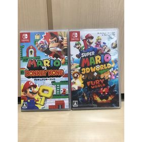 ニンテンドースイッチ(Nintendo Switch)の✨ マリオVSドンキーコング＆スーパーマリオ 3Dワールドセット✨(家庭用ゲームソフト)