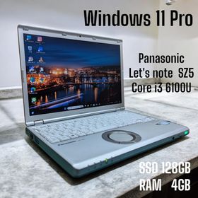 パナソニック(Panasonic)のPanasonic Let's note SZ5 Core i3 6100U(ノートPC)