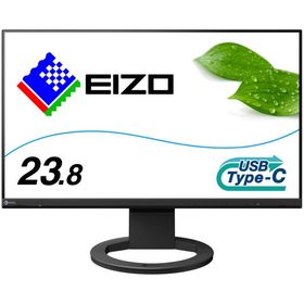 EIZO IPSパネル採用 フルHD対応23.8型ワイド液晶ディスプレイ USB Type-C 70W給電対応 FlexScan EV2480-ZBK