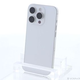 iPhone 15 Pro 256GB ホワイト 新品 166,666円 中古 118,800円