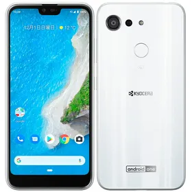 【中古】Cランク【傷や汚れあり】 SIMフリー S6-KC KYOCERA Android one S6 ホワイト 利用制限-(白ロム) 送料無料