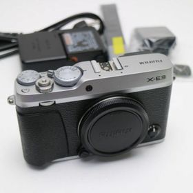 フジフイルム(富士フイルム)の超美品 FUJIFILM X-E3 シルバー M111(ミラーレス一眼)
