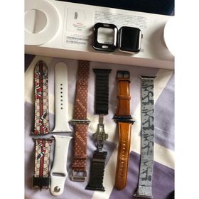 Apple Watch series4 44mm whiteステンレス(腕時計(デジタル))