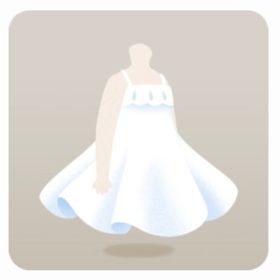 真っ白なワンピース | リヴリーアイランドのアカウントデータ、RMTの販売・買取一覧