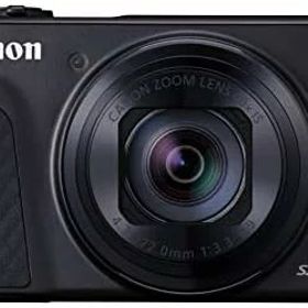【中古】Canon コンパクトデジタルカメラ PowerShot SX740 HS ブラック 光学40倍ズーム/4K動画/Wi-Fi対応 PSSX740HSBK