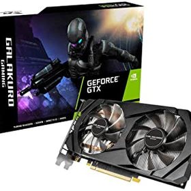 【中古】玄人志向 NVIDIA GeForce GTX 1660 搭載 グラフィックボード 6GB デュアルファン GALAKURO GAMINGシリーズ GG-GTX1660-E6GB/DF