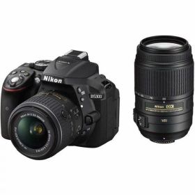 【中古】ニコン Nikon D5300 ダブルズームキット ブラック