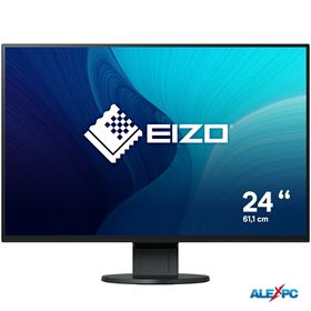 中古 EIZO FlexScan EV2456-BK 24.1型 カラー液晶モニター フレームレス/1920x1200/IPS/5m/ノアンチグレア/ブラック DisplayPort/HDMI/DVI-D/D-Sub15 画面回転 高さ調整 送料無料